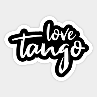 Love Tango White by PK.digart Sticker